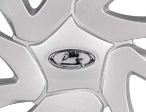 Колпаки колес 2190 Гранта R14 (4шт.) серебристые, шильдик хром