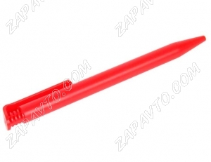 Ручка красная с пластиковой клипсой SS20