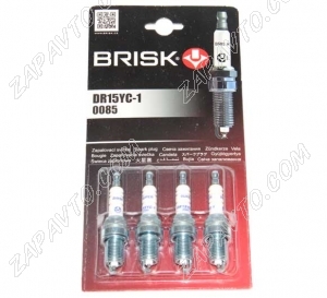 Свеча зажигания BRISK Super DR15YC-1 16кл. инжектор в блистере 4шт