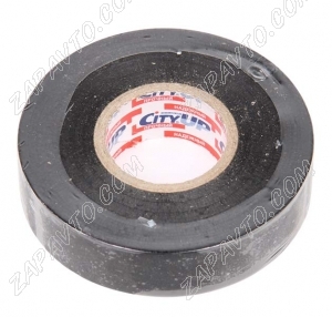 Изолента черная 19мм х 25м City UP