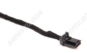 Разъем 4 pin 3 провода Веста, Ларгус, Рено 1379658-1 для плафона бардачка, USB розетки черный