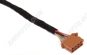 Разъем 8 pin 8 проводов Веста 962191-1 к радиоаппаратуре (динамики) коричневый TE Connectivity