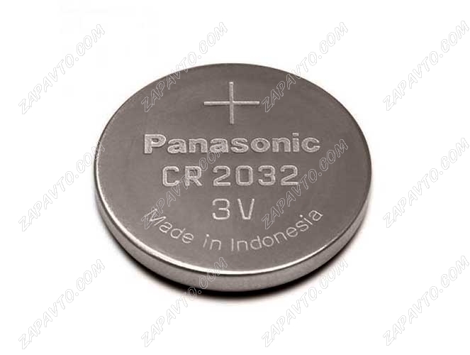 Батарейка CR 2032 3V Panasonic ( для ключа зажигания Калина, Приора)