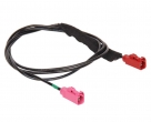 Кабель GPS антенны Гранта FL (розовый и коричневый разъемы) 126см