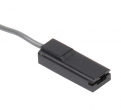 Разъем 1-pin 1 провод Ларгус черный негерметичный TE Connectivity