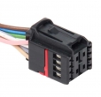 Разъем 10 pin 7 проводов жгута задней двери Веста 1563123-1 TE Connectivity