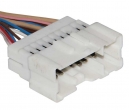 Разъем 16-pin 16 проводов Веста, Х рей 6098-6986 белый, штыревой SUMITOMO