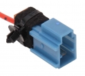 Разъем 2-pin 1 провод Гранта FL межжгутовой штыревой 7122-4129-90 синий YAZAKI