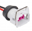 Разъем 2-pin 2 провода 240PC02S9001 белый