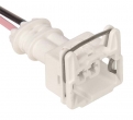 Разъем 2-pin 2 провода для датчика детонации, микроредуктора отопителя белый 282684-1 TE