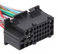 Разъем 33-pin 28 проводов Веста межжгутовой гнездовой черный СЦНК.757555.031