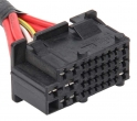 Разъем 33-pin 9 проводов Веста межжгутовой гнездовой черный 1-968254-1 AMP