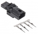 Разъем 4-pin 4 контакта 1379674-1 черный TE Connectivity