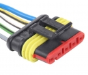 Разъем 5-pin 5 проводов жгута коробки воздухопритока 2190 Гранта 282089-1 TE Connectivity
