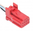 Разъем 8-pin 4 провода для кнопки Веста NG, Renault красный 1379659-6 TE Connectivity