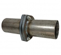 Фланец треугольный D63 (комплект) с трубой