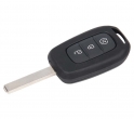Ключ замка зажигания Renault HITAG 3 PCF 7961 (хром) 3 кнопки с автозапуском VA2