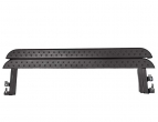 Пороги 2123 Шевроле Нива с 2009 г с металлическим листом с резинкой "Эксклюзив" 51мм матовый МД
