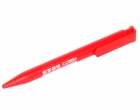 Ручка красная с пластиковой клипсой SS20