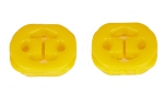 Подушка подвески глушителя 2170 Приора VTULKA (полиуретан желтый) 2 шт.